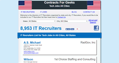 Desktop Screenshot of contractsforgeeks.com